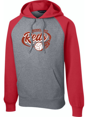 Ridegeland Reds - Raglan Colorblock Hoodie